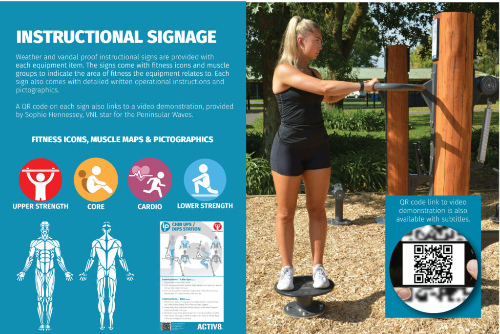 Instructionall Fitness Signage